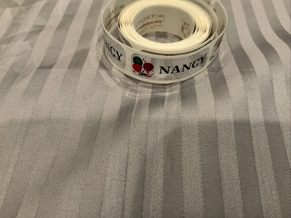 NANCY Labels/Stickers with balloons, hearts, teddy bear & rainbows - Image 3 of 4