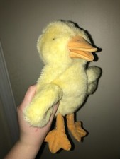Folkmanis Inc. 9" Plush Duckling Chick Hand Puppet Educational Realistic Kids