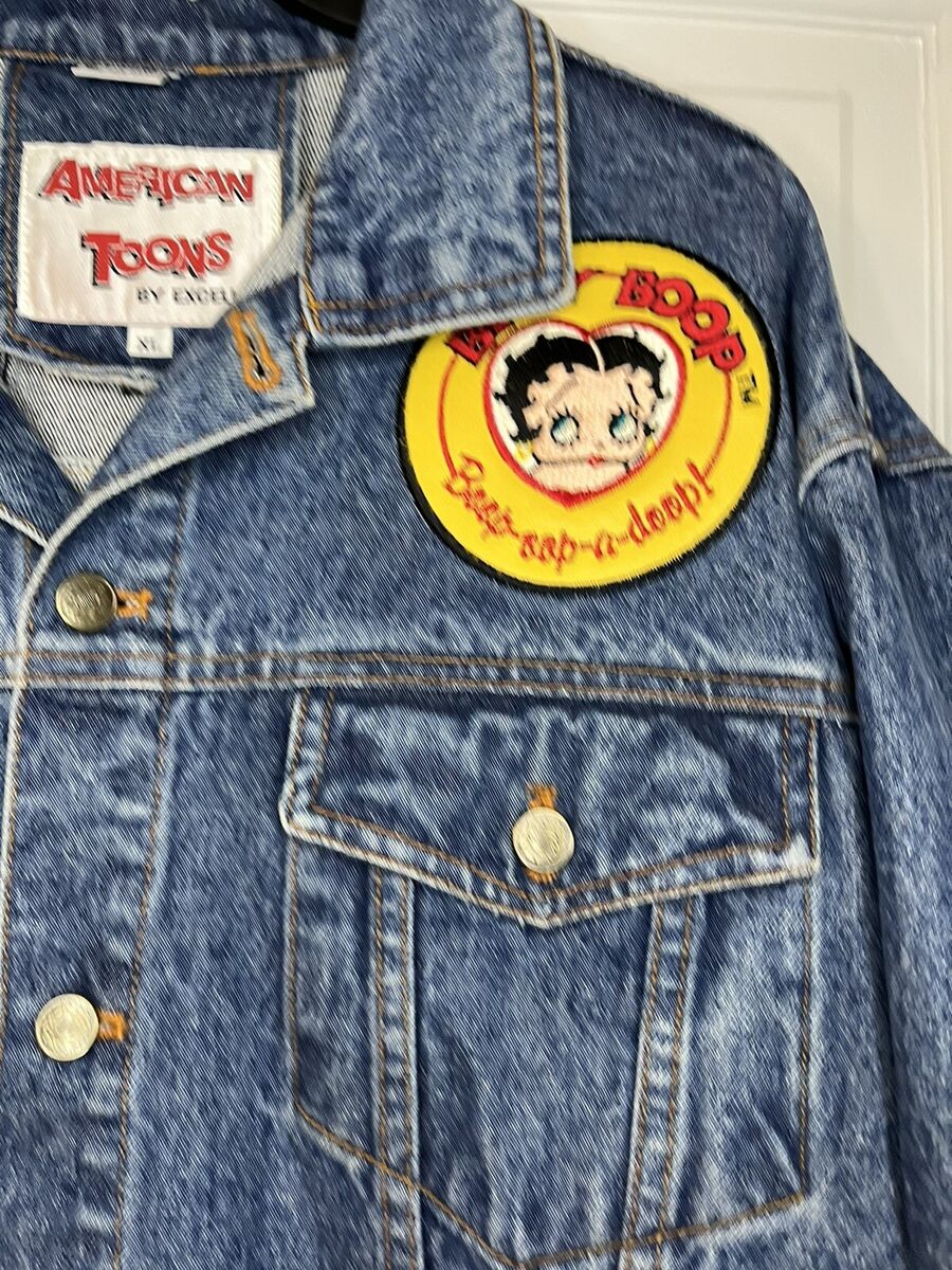Vintage 90s Betty Boop Denim Jacket American Toons Excelled Vintage 90s Betty Boop Denim Jacket American Toons Excelled