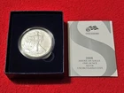 2008-W American Silver Eagle ASE Dollar UNC BURNISHED  OGP              #T2838
