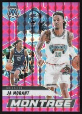 2024-25 PANINI MOSAIC MONTAGE PINK JA MORANT 145/149 MEMPHIS GRIZZLIES #7 SSP