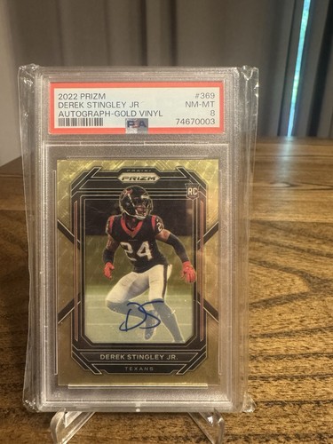2022 Prizm Derek Stingley Jr  Gold Vinyl Auto & Non-Auto Matching 4/5🔥