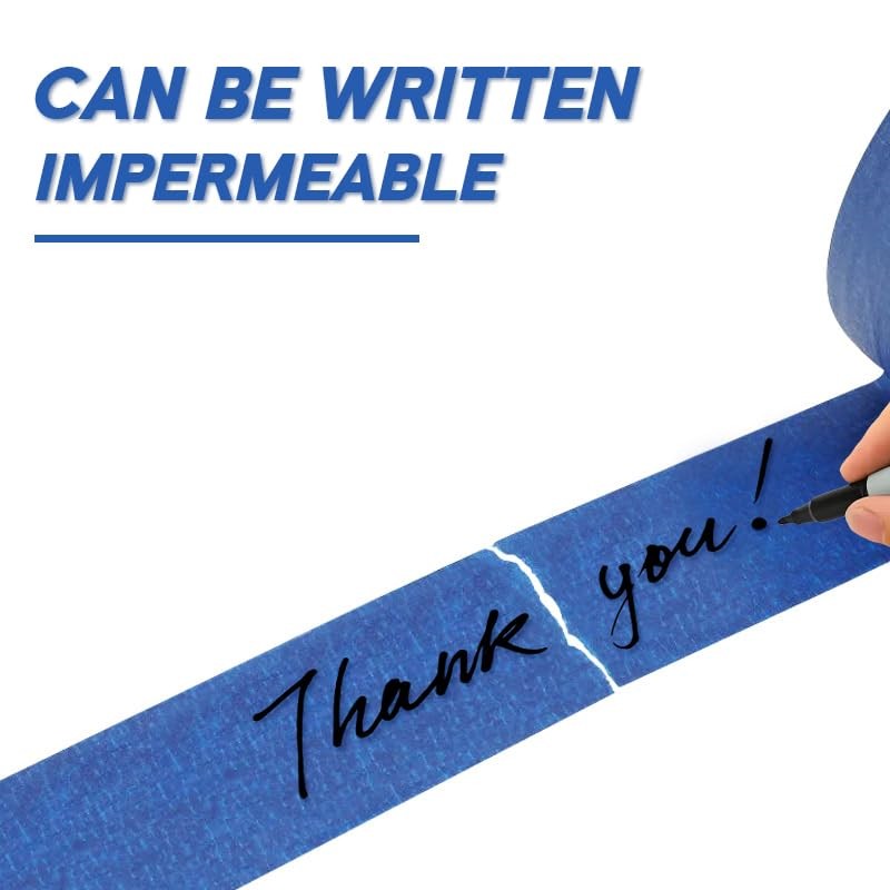 Blue Painters Tape, 0.98 Inch x 55Yards x 2 Rolls Masking Wall Paint... 