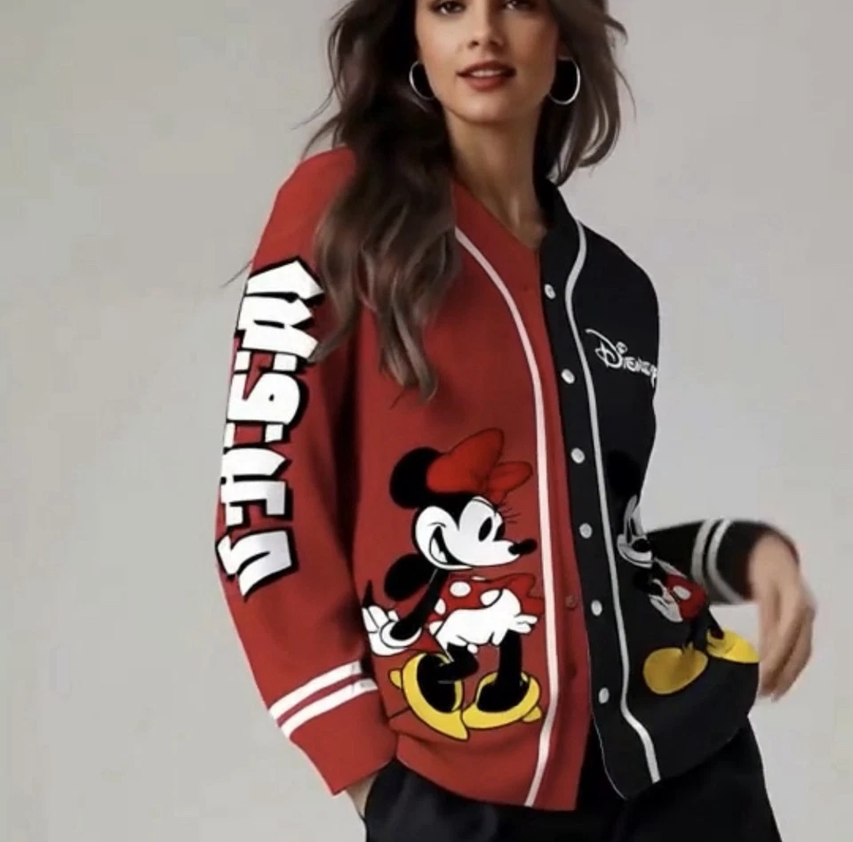 Camisa Jersey Minnie Mouse Negra/Roja/Blanca/Amarilla Mujer XXL Foto 3 de 4