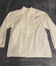 WAH Maker Victorian Western Civil War Reenactment Pullover Shirt Men s S