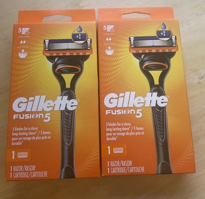 2 Pack Gillette FUSION 5 Men's Razor 1 Handle + 1 Refill 5 Blades Precision Trim
