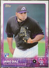 2015 Topps #668 Jairo Diaz Baseball NM