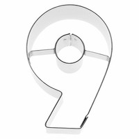 Birkmann Ausstechform Zahl 9 Ausstecher PläTzchenform PläTzchen Edelstahl 6 Cm