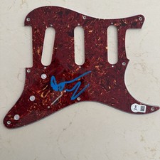 Bruce Dickinson Iron Maiden Signed Pickguard Beckett COA