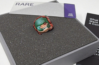Artkey Universe LEULEU Handmade Resin Multicolor Artisan Keycap w/ Box & Card