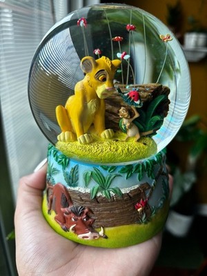 Disney The Lion King Simba and Timon Musical Snow Globe