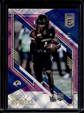 2021 Panini Donruss Elite Tutu Atwell RC Purple Rookie #/99 Rams