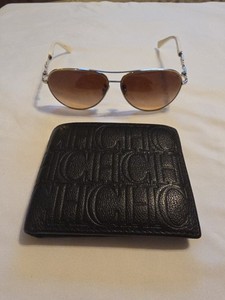 Carolina Herrera CHHC Billfold 6 Wallet And Coach Sunglasses.