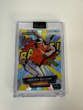 2024 Wild Card Alumination Just The Hit BANG! Jackson Holliday Green Blue #/18