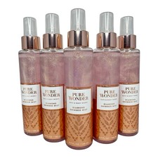  5 Bath  Body Works PURE WONDER Diamond Shimmer Fragrance Mist 4.9 oz