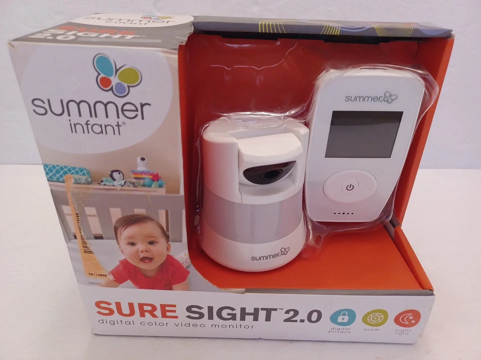 Monitor de bebé infantil Sure Sight 2.0 digital inalámbrico video a color nuevo en caja Foto 2 de 4