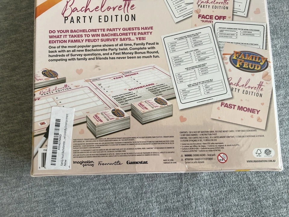Family Feud Bachelorette Party Game Wedding Edition Imagination Gaming New 17+ - Image 4 of 4