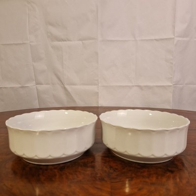 Eschenbach Form 500  Bayreuth Weiß  2 Servierschüsseln Ø 18cm Porzellan
