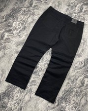 Vintage Yves Saint Laurent Classic Pants YSL Big Logo Men Size 40x32 Black