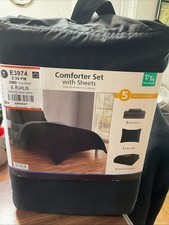 Mainstays Comforter Set With Sheets 5 Piece Set Twin/TXL New In Package