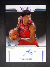 Yves Missi 2024-25 Panini Noir RC Rookie Auto #39/99