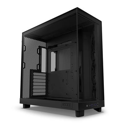 NZXT H6 Flow Mid Tower Case Black ATX M-ATX M-ITX - Image 2
