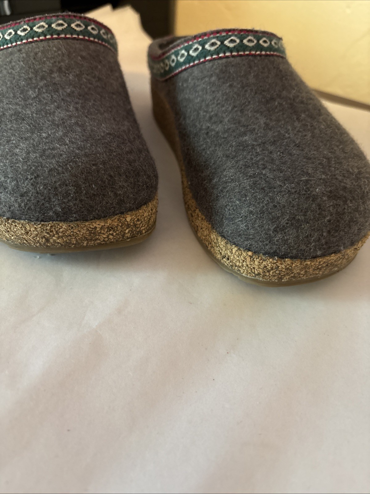 APL Haflinger GZ Grizzly Ribbon Ciabatta Zoccoli Lana Classici Germania Grigio 36 6