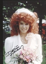 Desiree Nosbusch foto originale firmata 20 x 30 cm MOTIVO MARTELLO