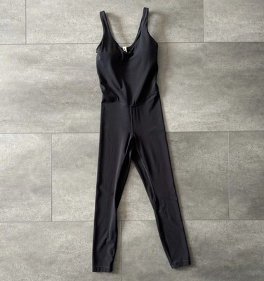 Lululemon Align Bodysuit Women's Size 2 Black  Athleisure Workout Athletic