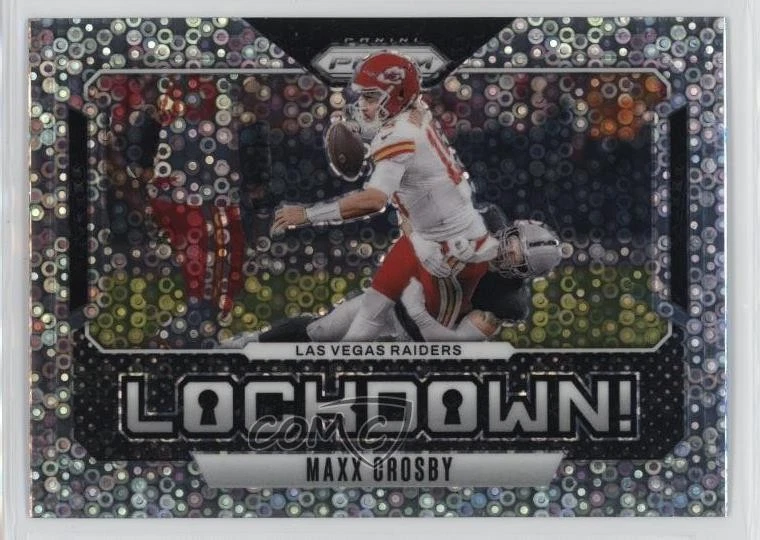 2024 Panini Prizm Lockdown! No Huddle Prizm Maxx Crosby #1