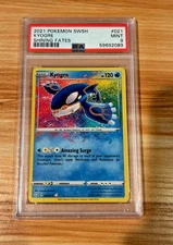2021 Pokemon SWSH Shining Fates Kyogre Holo 021/072 PSA 9 READY TO SHIP