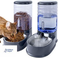 Automatischer Futterspender FüR Katzen Und Hunde 3,8 L Schwerkraftsystem Ed