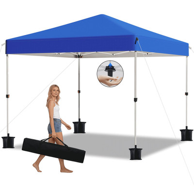 Wizkape 10X10 Pop Up Canopy Tentoutdoor Canopy One Push Setupeasy Up Canopy 3