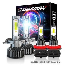 For Mitsubishi Mirage 2014-2018 2019 Led Headlight Hilo Fog Lights White 6500k For Mitsubishi Mirage 2014-2018 2019 Led Headlight Hilo Fog Lights White 6500k