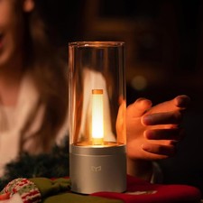 Small Cordless Table Lamp, Rechargeable LED Night Light, Dimmable Battery Opera