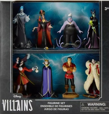Disney Villains 8 Count Figure Set~Brand New S