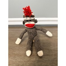Target Circo Brown Marl Knit Sock Monkey Plush