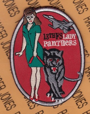 USAF Air Force 13th Fighter Sq FS Lady Panthers ~4'' patch c/e