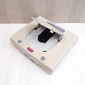Sega Saturn Console bundle with 6 games, 2 controllers & cables Japan White