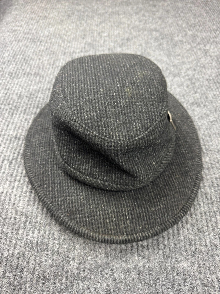 The Tilley Lana Invierno Fedora Gris Sombrero Orejeras Duradero Exterior Talla 7 3/8 Foto 2 de 4
