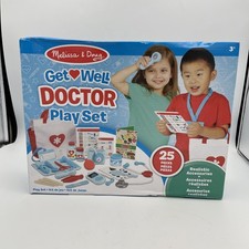 Melissa  Doug Get Well Doctor  s Kit Play Set 25 Toy Pieces Damaged Box