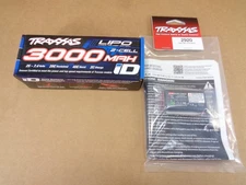 Traxxas Slash Rustler Stampede 3000mAh 7.4V 20C 2S Lipo Battery w/ USB-C Charger