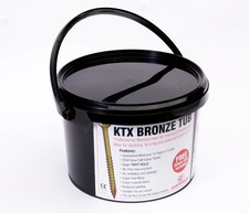 *CLEARANCE* Concept KTX Bronze Woodscrews 4.5 x 65mm Tub Exterior Decking Screw