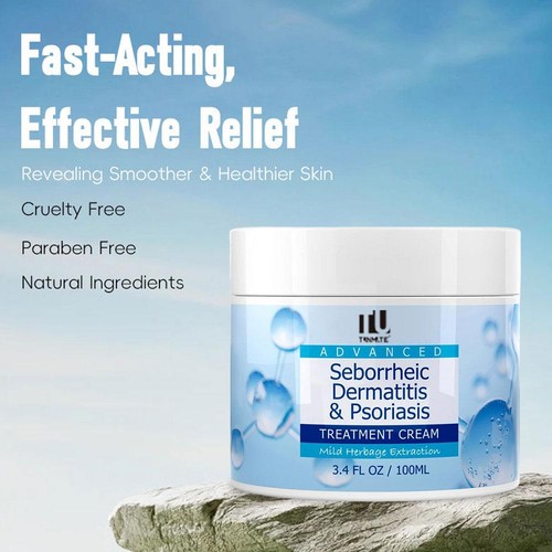 Seborrheic Dermatitis & Psoriasis Scalp TREATMENT CREAM Herb Extract 100ML - Picture 6 of 9