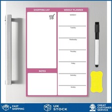 Versatile Magnetic A4 Fridge Whiteboard Dry Erase Memo Sheet with Pen