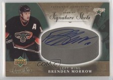 2006-07 Upper Deck Sweet Shot Signature Shots Brenden Morrow #SS-BM Auto f7p