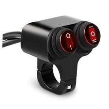 7/8  Waterproof Switch Motorcycle ATV Light Bar Switch 22mm 12V 16A, Handlebar