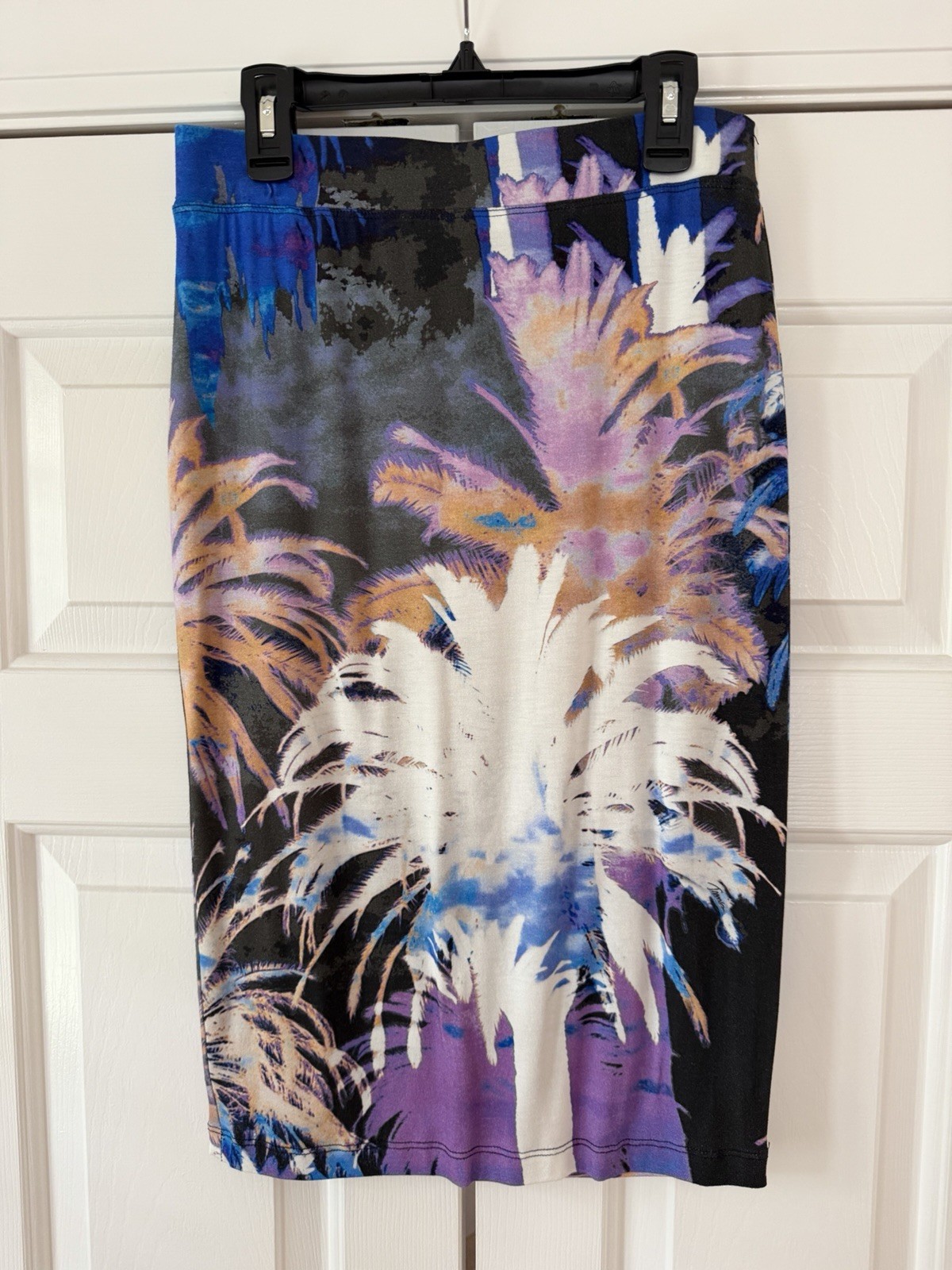 Skirt Knee Length Viscose Elastane S