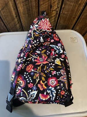 Vera Bradley Foxwood Sling Backpack Crossbody Bag Quilted  display picture 2