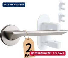 2 Pcs Door Lever Lock for Child Safety Prevents Toddlers from Opening Doors ...